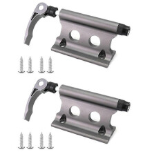 (Dark Grey) 2 Stück Fahrradgabelhalter Fahrrad-Laderaum-Dachträger Fahrradblock LKW-Halter für LKW SUV Anhänger R