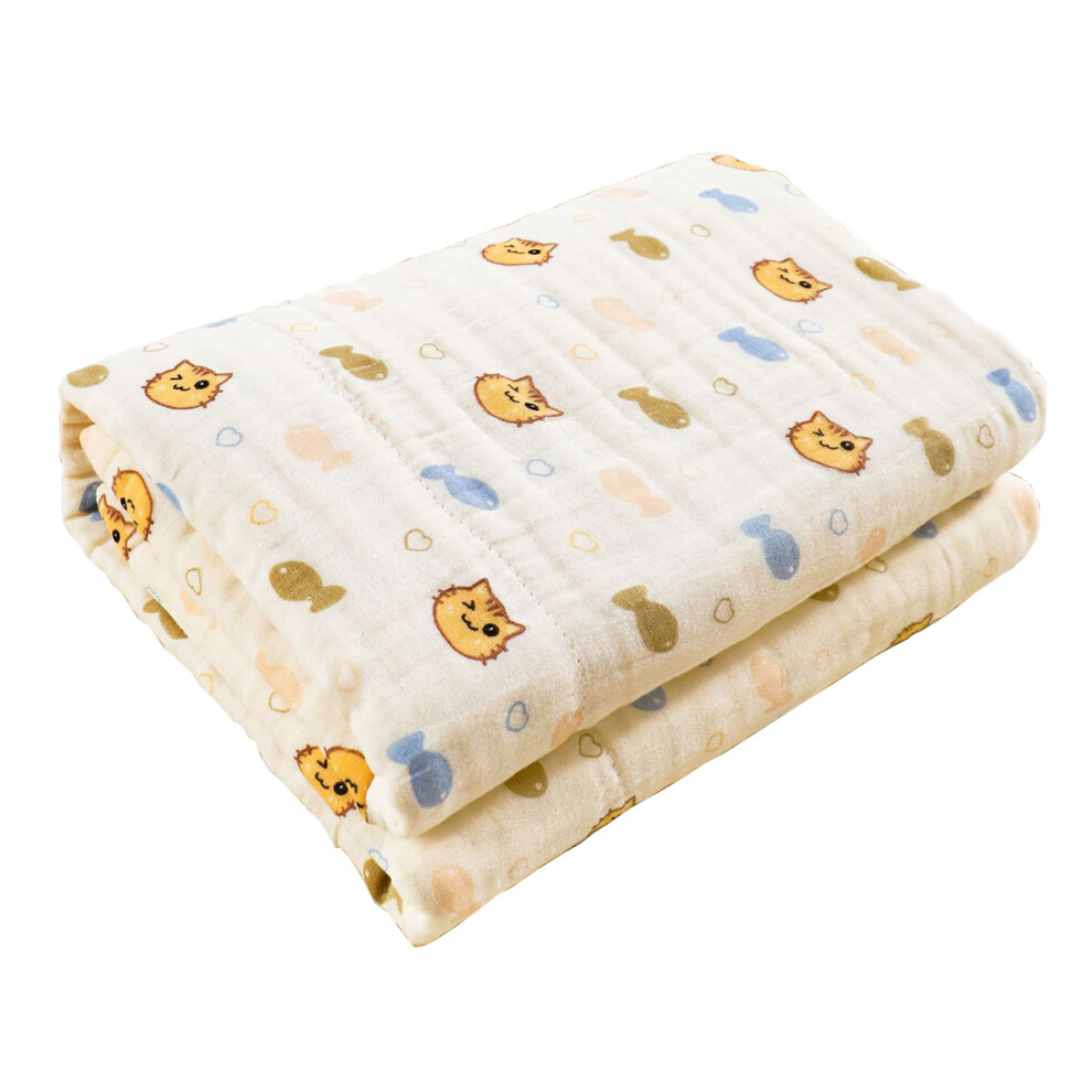Muslin Baby Blanket Receiving Blankets, Swaddle Wrap Blankets Lightweight Newborn Nursery & Crib Blanket, Soft Cotton Breathable Blanket for Toddler &