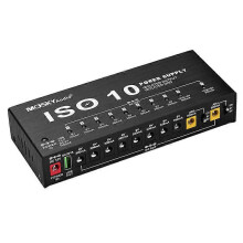 (EU Plug) ISO-10 Gitarren-Effektpedal-Netzteil 10 isolierte Gleichstromausgänge/5V USB-Ausgang, Schutz für Gitarrenzubehör