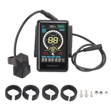 Fietscomputer LCD-scherm Universeel Waterdicht Multifunctioneel Verstelbare Rotatie Foutcodes Compatibel met Bafang Controller Ebike Display
