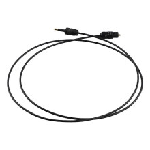 1m 3ft Toslink-zu-Mini-Plug-3,5mm-Digital-Optical-SPDIF-Audio-Kabel vergoldet