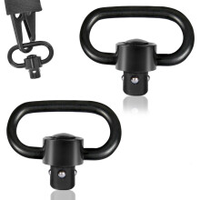 Suporte giratório leve e discreto para bandoleira de dois pontos, fácil de instalar e remover, sistema de travamento em aço sólido para ampla