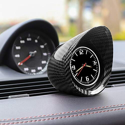 Electronic Car SUV Interior Dashboard Clock Console Decor Backlight Car Accessories Digital Clock Universal Fit 1