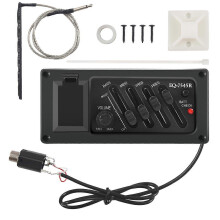 4-Band EQ Equalizer Piezo-Pickup für EQ-7545R Pre-Amp Akustikgitarre Vorverstärker Tuner