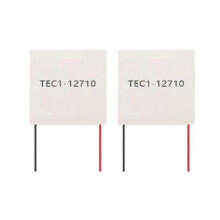 (white) 2Stück Peltier-Elemente TEC1-12710 Thermoelektrisches Peltier-Modul 12710 TEC 12V 10A DIY-Kühler Peltier