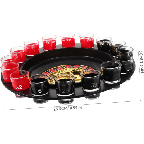 Shot Roulette Drinking Game Roulette Glass 2