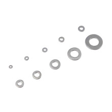 (silver) 600Stk/Satz Edelstahl-Flachscheiben M1.6 M2 M2.5 M3 M3.5 M5 M6 M8 M10 Scheiben Dichtungen Assortiment