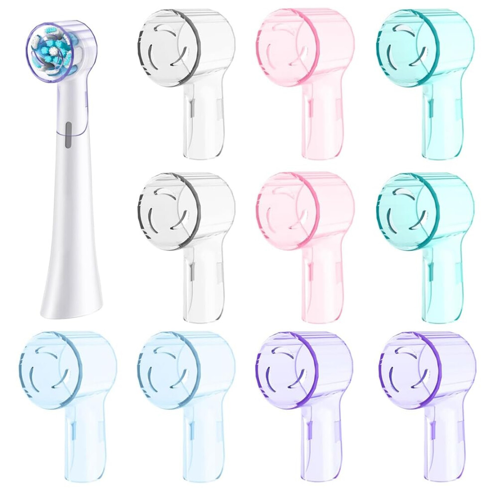 10Pack Toothbrush Covers for Electric Toothbrush Heads, Travel Toothbrush Protective Caps, Compatible with OralB iO Electric Toothbrush Heads