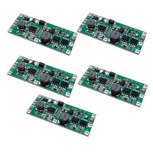 (12V) 5 Stück DC 12V Lade-Step-Up-Booster-Modul für 18650 Lithium-Batterie UPS-Spannungswandler Schutz