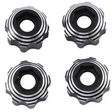 (Black) 4 Stück Alloy-Radadapter 3,8 Zoll für PL ProLine 3,8 Zoll 8x32 auf 17mm Rad