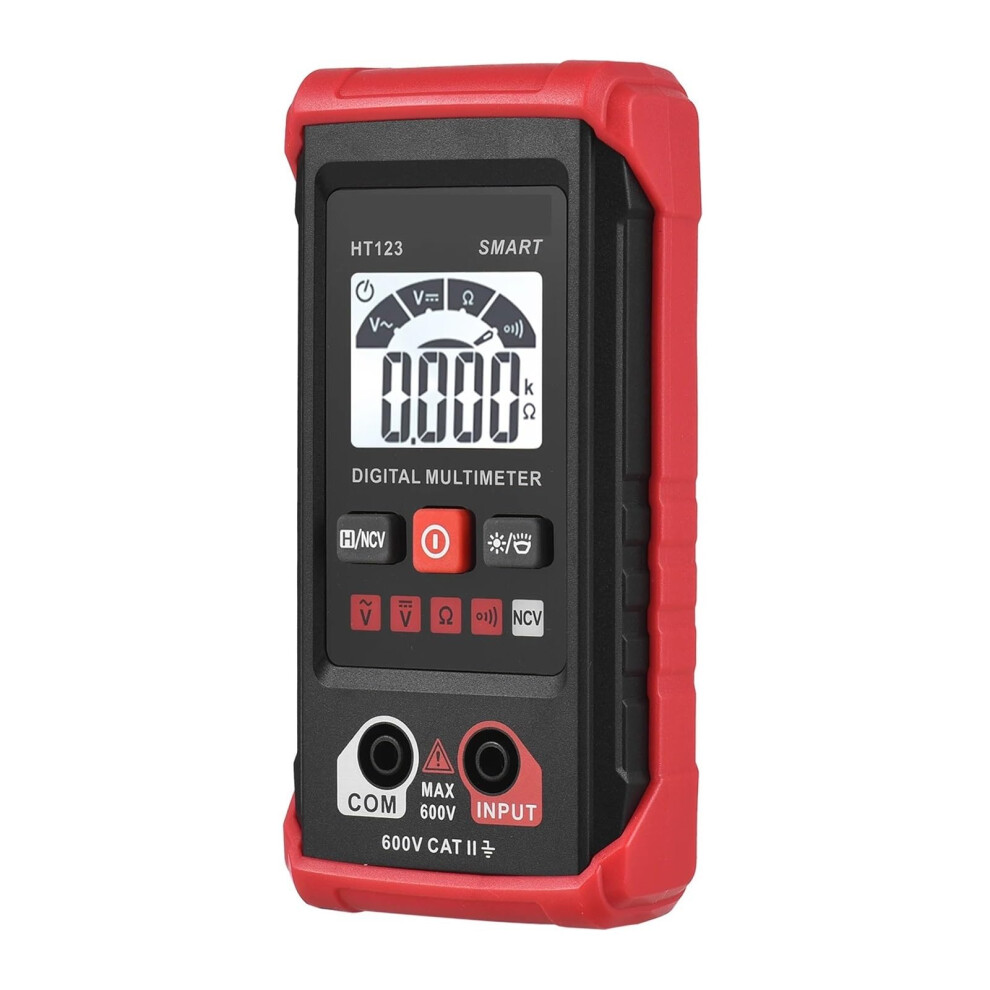 Multimeter Tester Smart Digital Multimeter Ac/Dc Voltage And Resistance Continuity Ncv Backlit Precision Safe 9323874505152