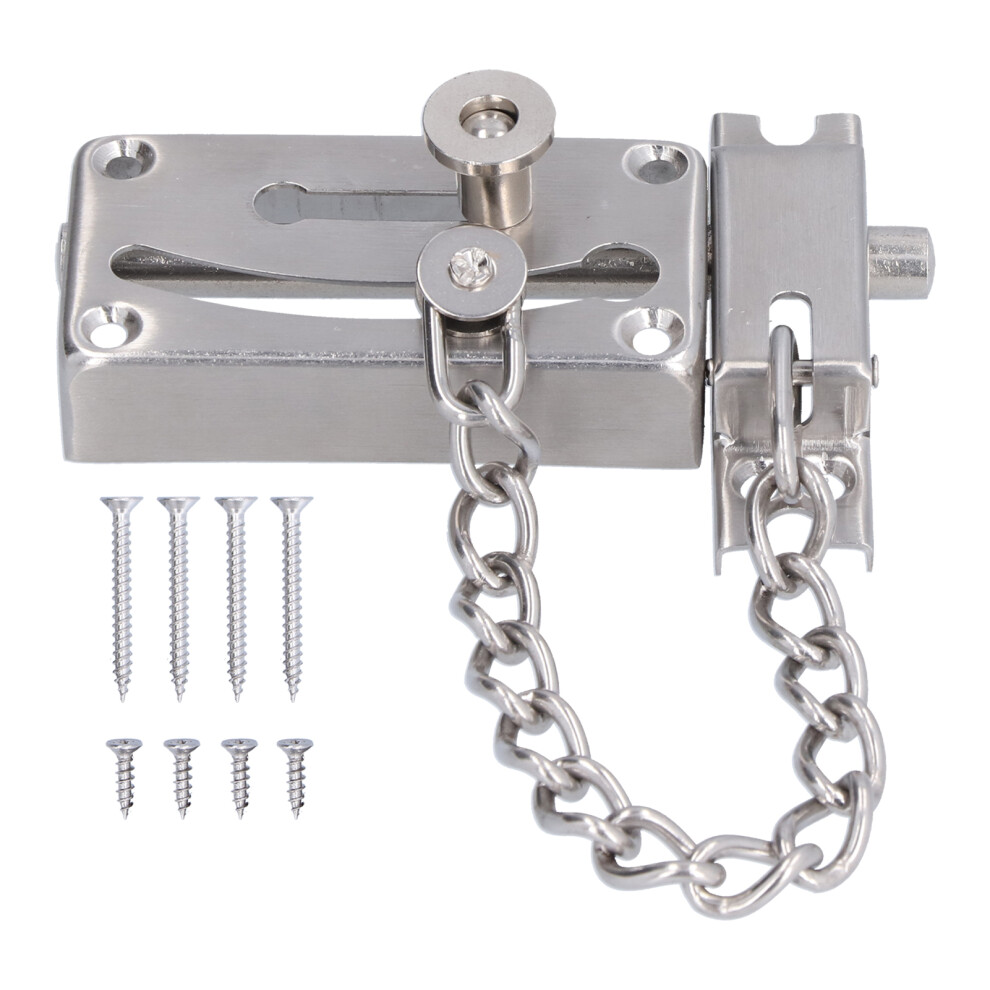 Lock Bolts System For Enhanced Door Security, Security Door Chain Lock With Anti-Theft Door Chain Feature, Sturdy Stainless Steel Sliding Door Lock Fo 9454554585994
