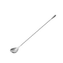 Stainless Steel Long Handle Mixing Spoon Bar Spoon For Coffee And Drinks Smooth Surface Household And Cocktail Use