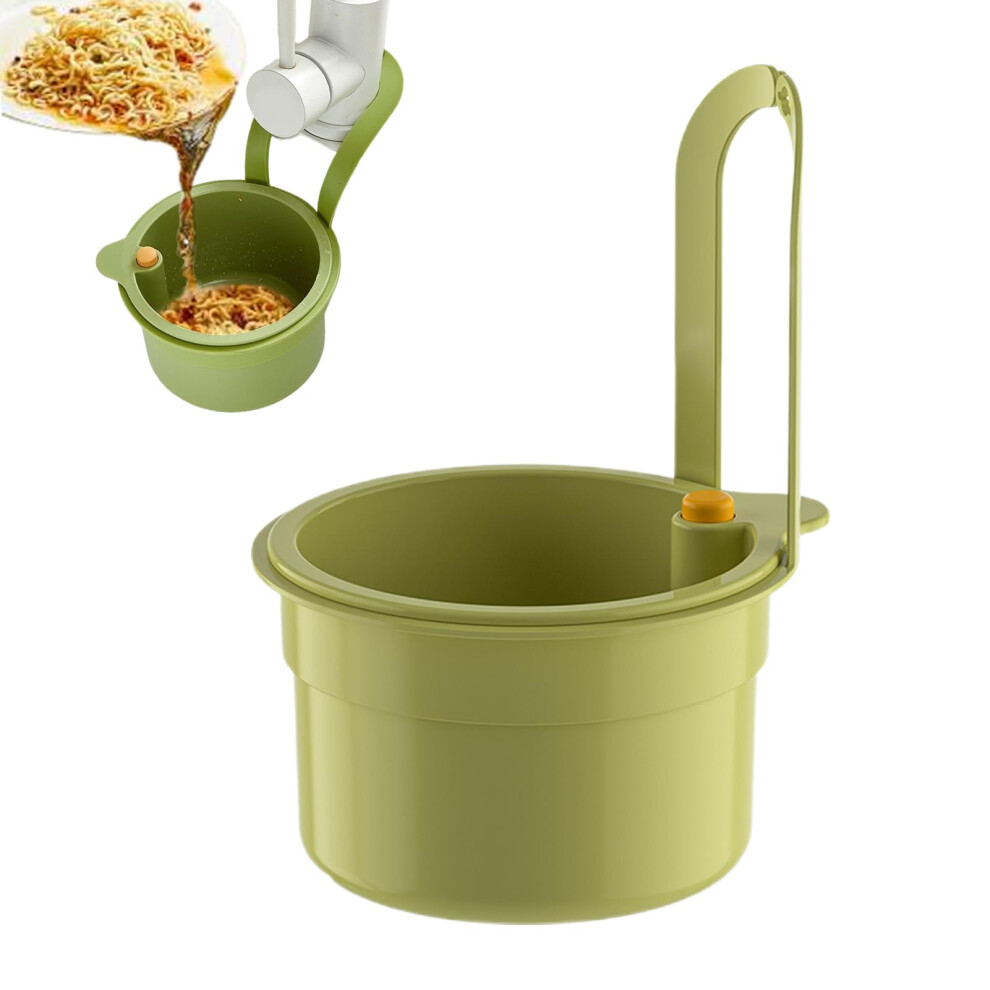 Kitchen Sink Strainer Basket Selfcleaning Food Waste Catcher Draining Colander For Fruit Green 9001264355494