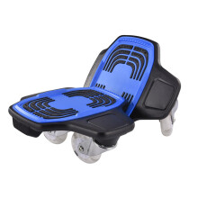 Split Plastics Skateboard for Beginners Street Walking Professional Drift Skates (Blue)