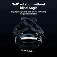 (Black) 360 rotierendes Vakuumadsorptions-Magnethalter Universal-Auto-Navigationsgerät-Tisch-Handy-Bra