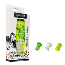 (random colors) Professionelle Yo-Yo-Stränge, polyesterne Yo-Yo-Seile, Leuchten im Dunkeln, Ersatz für reaktive oder nichtreaktive Yo-Yos