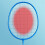 Badmintonschläger, Legierung, leicht, elastisch, 10