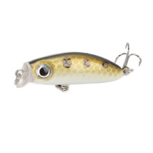 Isca artificial de crankbait avançada para pesca, com distribuição de peso equilibrada para arremessos precisos e ação versátil para