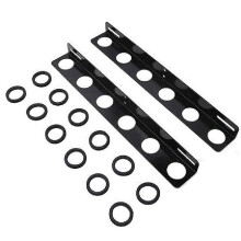 (Black) 6-Tool Landschaftstruckeranhängerregal Werkzeugablagerack Schaufelregal