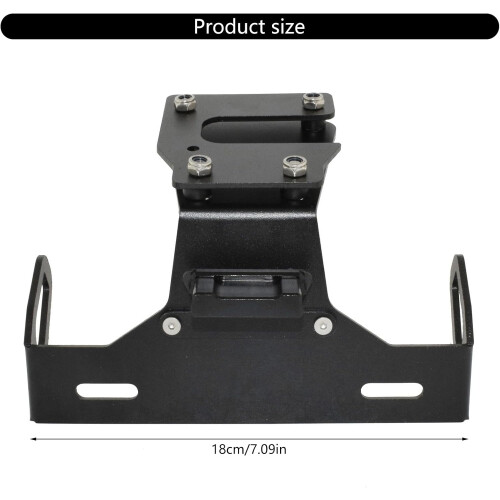 License Plate Bracket For Motorcycle 20172023 Tail Light Holder With LED 1