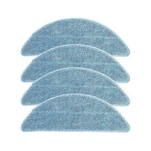 (Blue) 4 Stück passende Reinigungstücher für Staubsaugerroboter V3S V5S V5 V3, Ersatzteile für Mopp