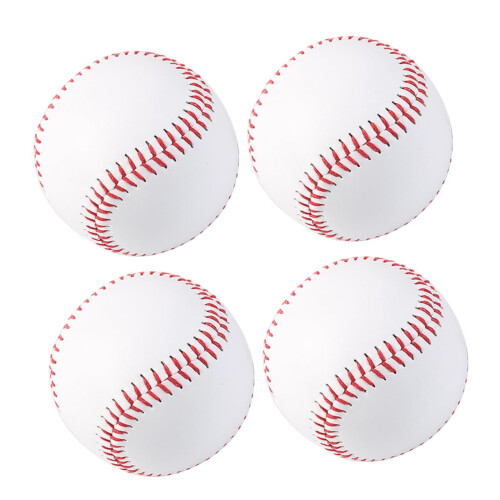 4 Pcs Training Throw Ball Baseball Practice Bounce Ball