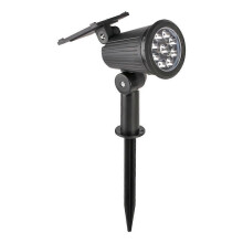 (Warm Light) 9 LED Solar-Spotlights Außen Solar-Landschaftslichter IP65 wasserdicht Helligkeit einstellbar für Garten