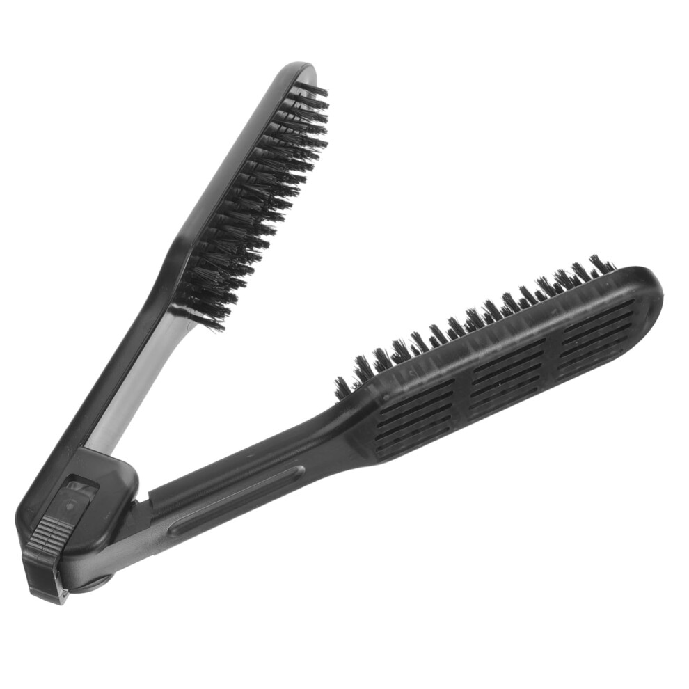Unisex Antistatic Hair Straightening Comb With Heat Resistant Bristles For Home And Salon Styling