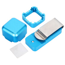 Organizzatore di gesso portatile in stile professionale, accessori per biliardo compatti e leggeri con clip fissa, clip magnetica da cintura per