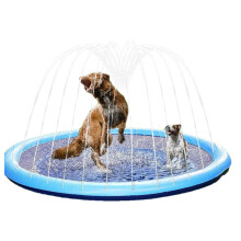 Sprinkler Play Mat – Splash Dogs Pool Toddlers Water Play Mat Blue 150 cm