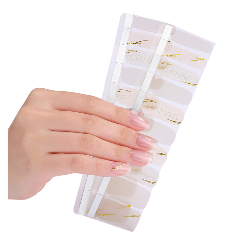 1 Sheet Nail Art Stickers Self-Adhesive Nails DIY Decals-ZL0498