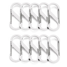Solución de sujeción segura para artículos EDC, micro mosquetones fabricados en acero inoxidable de alta calidad para un rendimiento fiable y