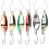 Δολώματα ψαρέματος με εξαιρετικά κοφτερά αγκίστρια, φωτεινά χρώματα για 1