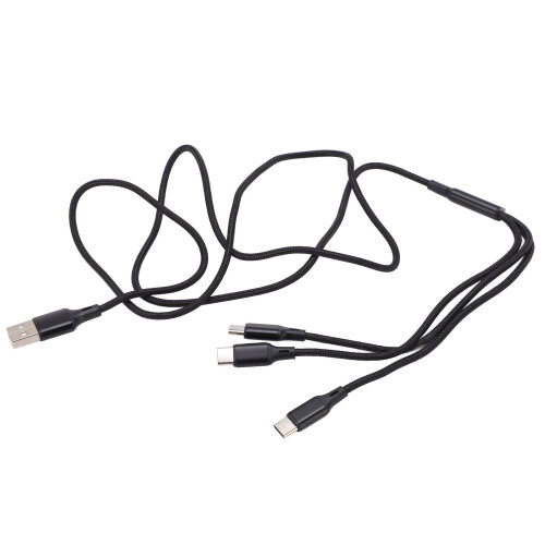 Cable divisor USB C de carga múltiple, protocolo de carga PD QC. Convierte USB A a USB C. Cable de carga rápida con sincronización de datos. Carga 1