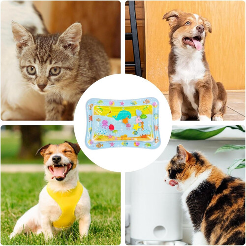 Sensor Water  Cat Water Sensory Play Mat Fish  SplashResistant Cat Sensor Mat 2
