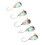Πολυσυσκευασία δολωμάτων ψαρέματος για Panfish Walleye Perch Trout Bluegill, ελαφριά και σκληρά 7