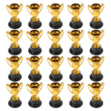 Mini Trophies 20Piece Gold Plastic Trophy Cup Black Base For Kids Party Favors Classroom Rewards Spelling Bee Prizes
