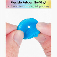 (Multicolor) 32-teiliges Set von Tastenabdecketiketten, flexible PVC-Tastenabdeckungen zur einfachen Identifizierung von Halbrunden