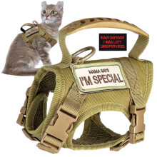 Escape Proof Dog Harness Shockproof West Chest Strap Adjustable Comfortable Cat Harness for Large Cats, Small Dogs