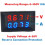 0.28' LED Digital Voltmeter Ammeter, 0100V Range, Red And Blue Display, Digital Multimeter 4