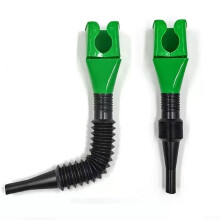 Small Square Funnel For Controlled Oil Pouring And Refueling, Green, Compact For Cooking, Automotive, And Workshop