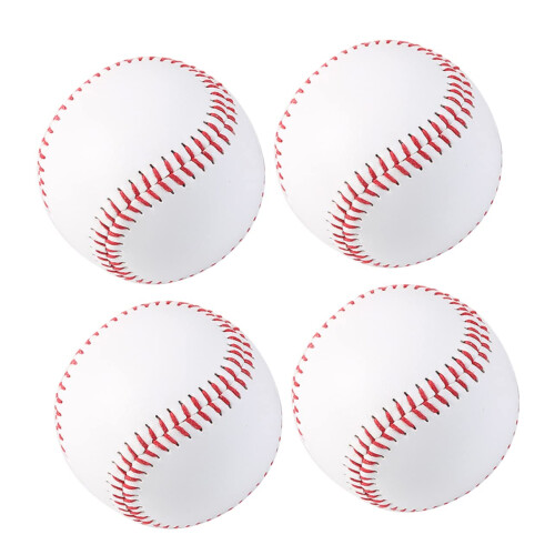 4 Pcs Training Throwing Ball Exercise Baseball Bounce Ball