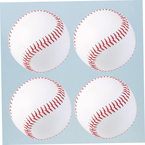 4 Pcs Training Throwing Ball Exercise Baseball Bounce Ball 1