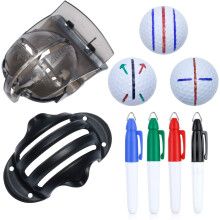 Professionelles Golfzubehör, Linienzeichnungssystem für strategische Markierungen, Golfball-Identifizierungssystem mit einfacher Linienzeichnung,