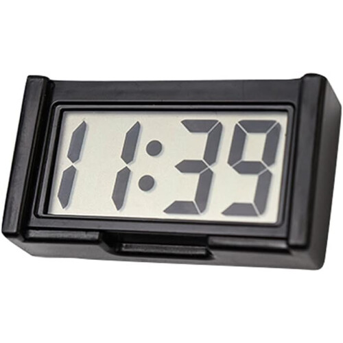 Mini Car Clock Dashboard Clock For Auto Car Truck  SelfAdhesive Bracket Mount Digital Electronic Timepiece 1