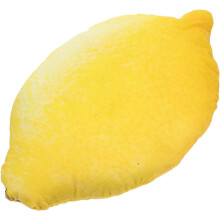 Plush Lemon Shaped Fruit Throw Pillow Soft Decorative Cushion for Sofa Bedroom Office with Shape Retention and Easy Clea