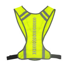 Reflektierende Weste für bessere Sichtbarkeit, praktische Vordertasche für Outdoor-Sportarten