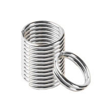 Mesterlige kreasjoner: Metallringer til makramé, praktiske for nøkkelfeste til hjemmet og bilen, 8 mm, 100 deler