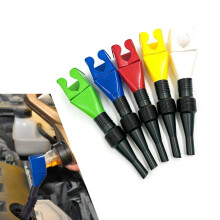 Flexible Draining Tool Snap Funnel Collapsible Hose Hands Pouring Universal Cars And Motorcycles Multicolor